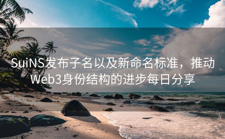 SuiNS发布子名以及新命名标准，推动Web3身份结构的进步每日分享