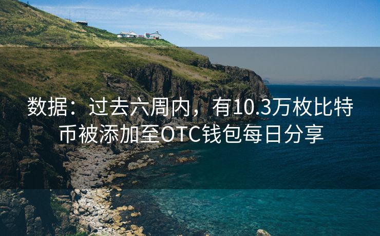 数据：过去六周内，有10.3万枚比特币被添加至OTC钱包每日分享