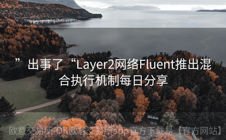 ”出事了“Layer2网络Fluent推出混合执行机制每日分享