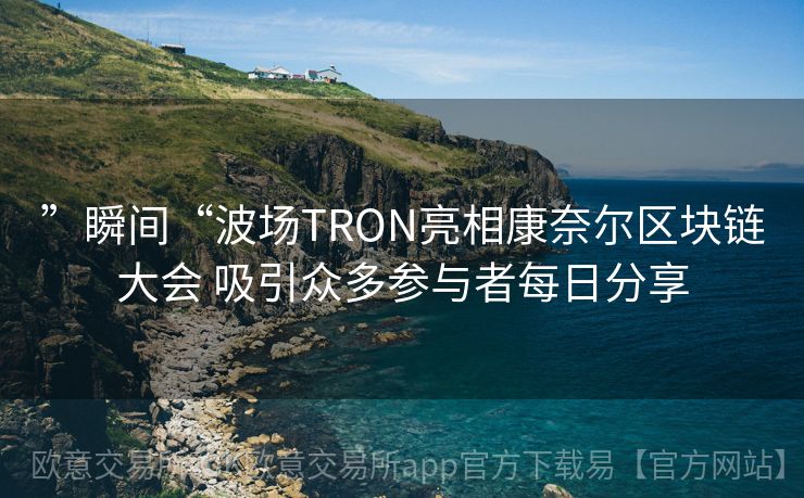 ”瞬间“波场TRON亮相康奈尔区块链大会 吸引众多参与者每日分享