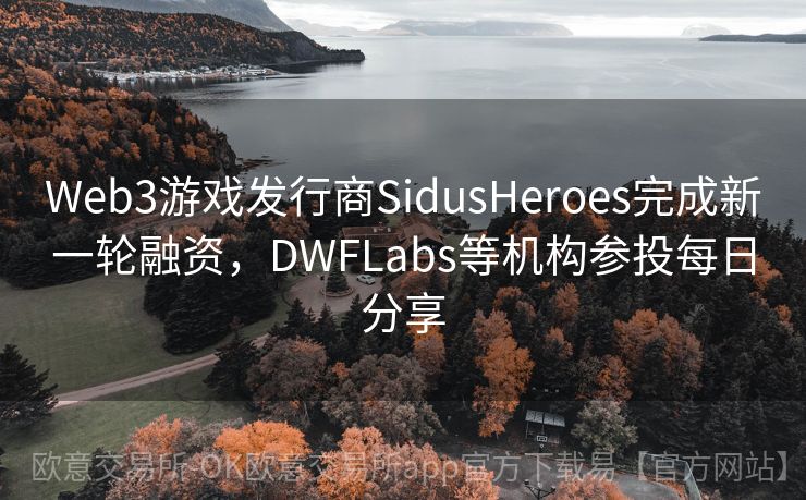 Web3游戏发行商SidusHeroes完成新一轮融资，DWFLabs等机构参投每日分享