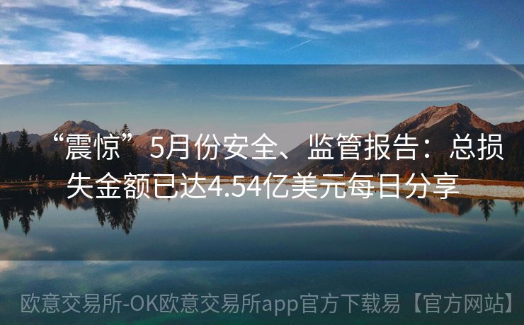 “震惊”5月份安全、监管报告：总损失金额已达4.54亿美元每日分享