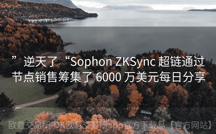 ”逆天了“Sophon ZKSync 超链通过节点销售筹集了 6000 万美元每日分享